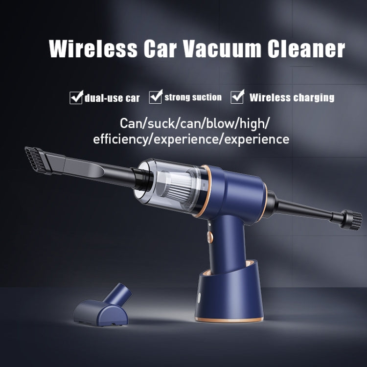Small Wireless Charging Car Vacuum Cleaner Handheld High Power Vacuum Cleaner, Sort by color: 117C-Black - Vacuum Cleaner by PMC TechLife | Online Shopping South Africa | PMC TechLife | Buy Now Pay Later Mobicred