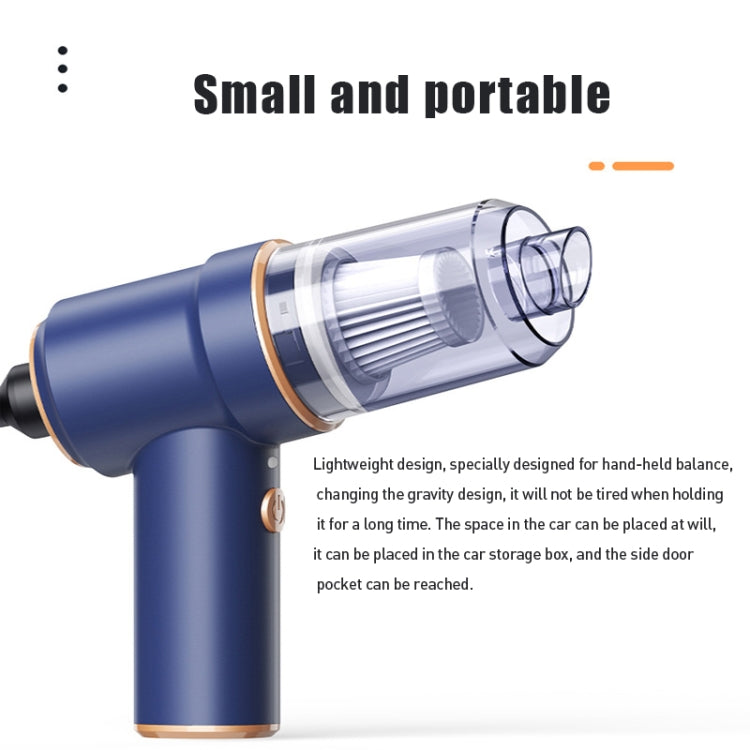 Small Wireless Charging Car Vacuum Cleaner Handheld High Power Vacuum Cleaner, Sort by color: 117CD-Black - Vacuum Cleaner by PMC TechLife | Online Shopping South Africa | PMC TechLife | Buy Now Pay Later Mobicred