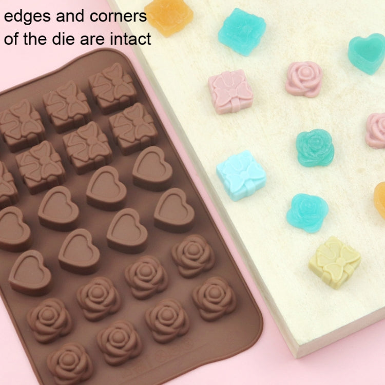 2pcs Silicone Chocolate Mold Jelly Christmas Candy Cake Mould, Style: Star - Food Molds by PMC TechLife | Online Shopping South Africa | PMC TechLife