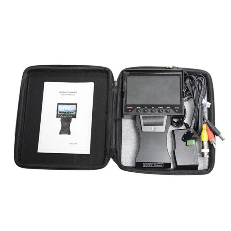 JSK-4300B 4.3 inch Handheld 12V Output Network Cable Monitoring Tester(With US Plug Power Adapter) - Other Tools by PMC TechLife | Online Shopping South Africa | PMC TechLife