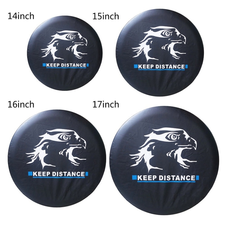 16 inch PVC Faux Leather Spare Wheel Cover Rear Tire Protector - Window Foils & Solar Protection by PMC TechLife | Online Shopping South Africa | PMC TechLife | Buy Now Pay Later Mobicred