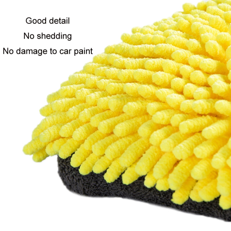 2pcs Car Chenille Coral Fleece Car Wash Double Sided Thick Gloves(Blue) - Car washing supplies by PMC TechLife | Online Shopping South Africa | PMC TechLife | Buy Now Pay Later Mobicred