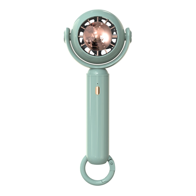 YL-005 Small Outdoor Handheld Fan with Carabiner Desktop Portable Mini Fan(Green) - Electric Fans by PMC TechLife | Online Shopping South Africa | PMC TechLife | Buy Now Pay Later Mobicred
