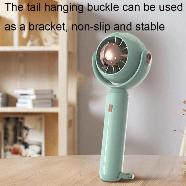 YL-005 Small Outdoor Handheld Fan with Carabiner Desktop Portable Mini Fan(Pink) - Electric Fans by PMC TechLife | Online Shopping South Africa | PMC TechLife | Buy Now Pay Later Mobicred