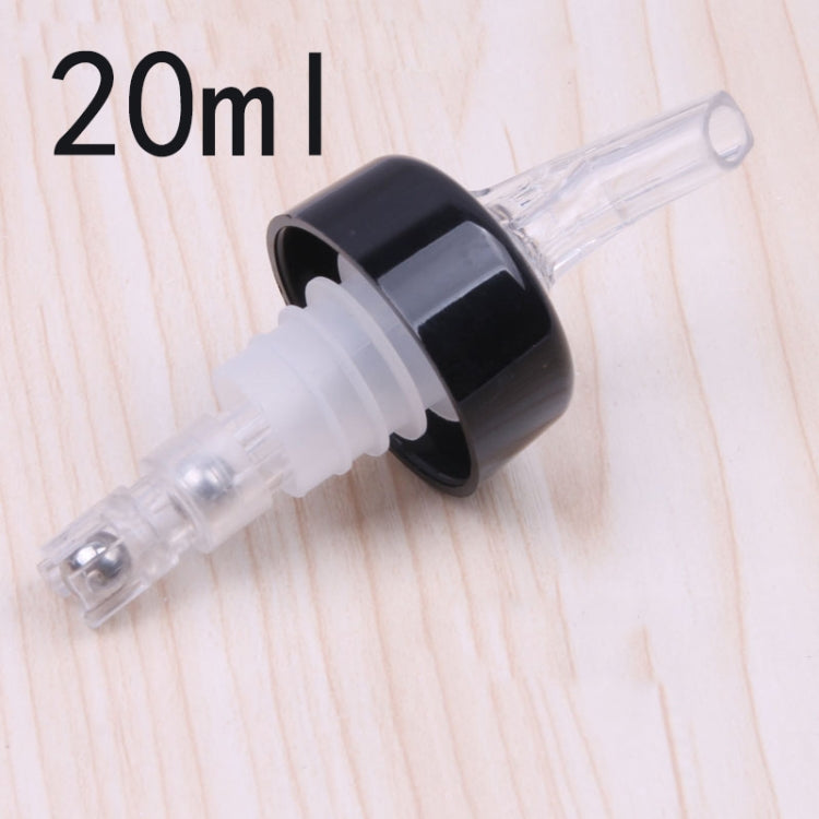Quantitative Wine Pourer Red Wine Cork Wine Stopper 20ml Transparent - Bottle Stopper by PMC TechLife | Online Shopping South Africa | PMC TechLife | Buy Now Pay Later Mobicred