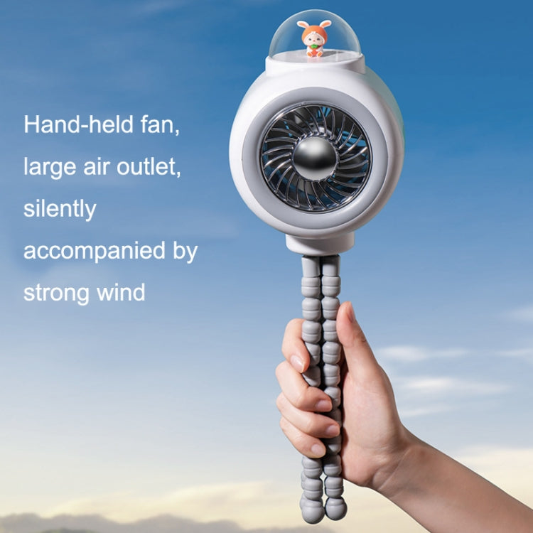 Baby Stroller Fan Home Mute Outdoor Cooling Portable Rabbit Octopus Fan Without Shake Head (White) - Electric Fans by PMC Jewellery | Online Shopping South Africa | PMC Jewellery | Buy Now Pay Later Mobicred