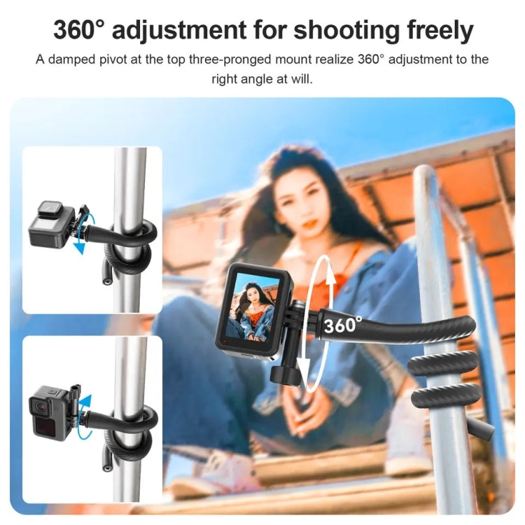 TELESIN Flexible Mount Bracket Octopus Tripod For Mini Action Camera and Mobile Phone,Spec: Only Bracket - Holder by TELESIN | Online Shopping South Africa | PMC TechLife