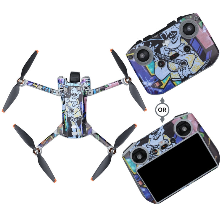 For DJI Mini 3 Pro Remote Control Body Sticker ,Spec: RC-N1 Without Screen(Guitar Singer) - Stickers by RCSTQ | Online Shopping South Africa | PMC Jewellery | Buy Now Pay Later Mobicred