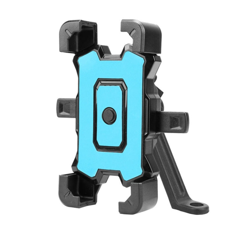 Electric Bike Motorcycle Bicycle Riding Shockproof Navigation Bracket, Color: Blue For Rearview Mirror - free shipping - PMC TechLife - Order now!