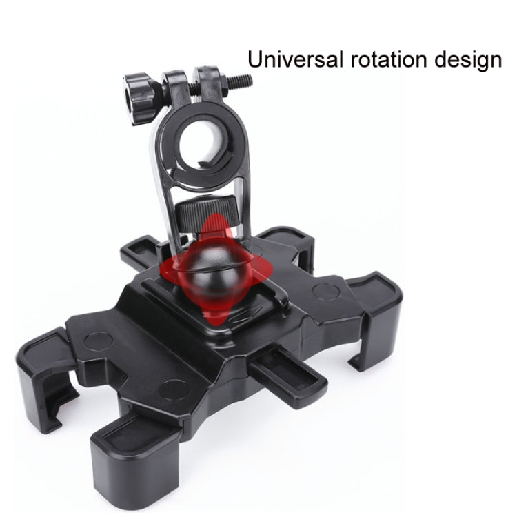 Electric Bike Motorcycle Bicycle Riding Shockproof Navigation Bracket, Color: Blue For Handlebar - Holders by PMC TechLife | Online Shopping South Africa | PMC TechLife | Buy Now Pay Later Mobicred