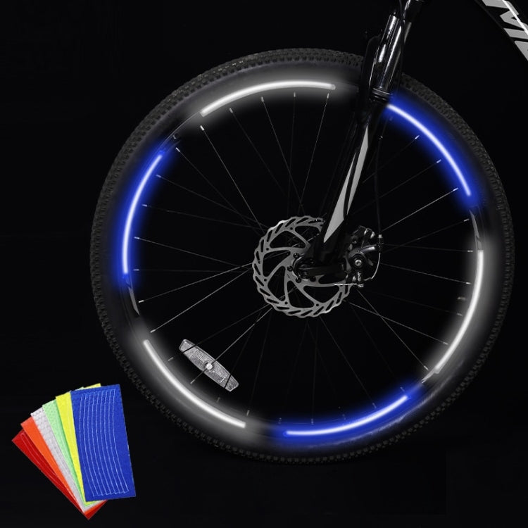 10pcs Reflective Stickers For Bicycle Rims Riding Equipment Accessories(Red) - Decorative Accessories by PMC TechLife | Online Shopping South Africa | PMC TechLife | Buy Now Pay Later Mobicred