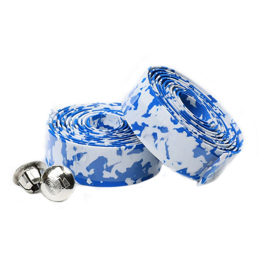 Camouflage Bicycle Curved Handlebar Straps(Blue White) - Decorative Accessories by PMC Jewellery | Online Shopping South Africa | PMC Jewellery | Buy Now Pay Later Mobicred