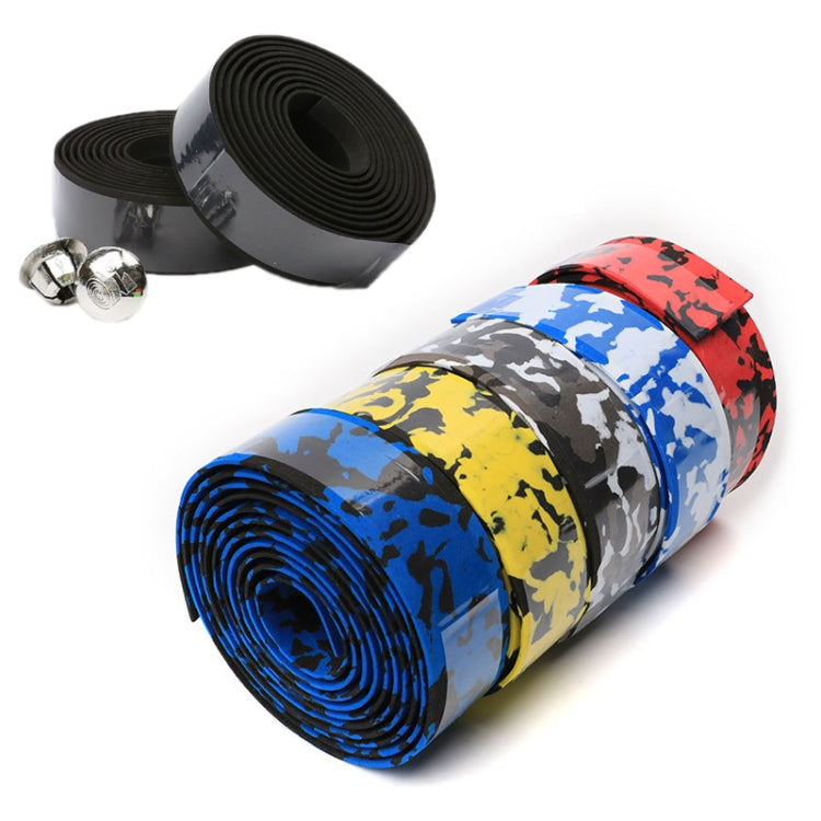 Camouflage Bicycle Curved Handlebar Straps(Red Black) - Decorative Accessories by PMC TechLife | Online Shopping South Africa | PMC TechLife | Buy Now Pay Later Mobicred