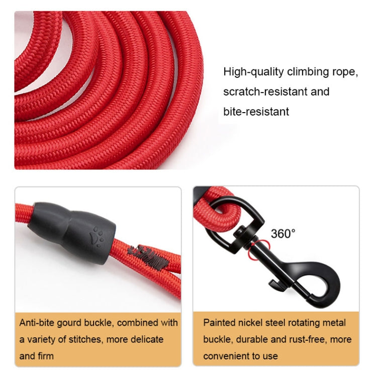 Sh36 Rock Climbing Rope Pet Leash Bold and Long Dog Training Tracking Rope, Size: 10m(13mm Black) - Leashes by PMC TechLife | Online Shopping South Africa | PMC TechLife