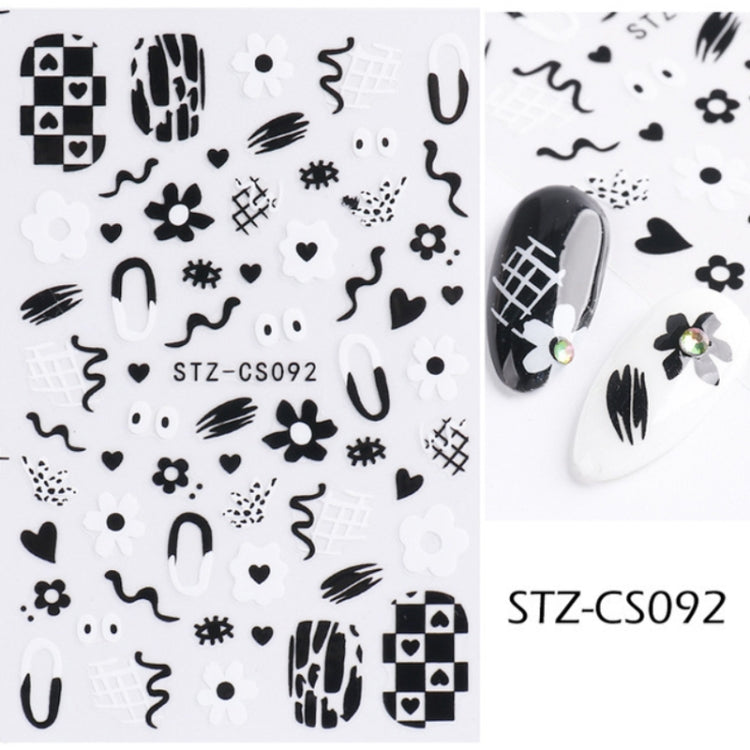 French Style Manicure Sticker Pop Stripe Line Nail Sticker(Stz-CS092) - Nail Stickers by PMC Jewellery | Online Shopping South Africa | PMC Jewellery | Buy Now Pay Later Mobicred