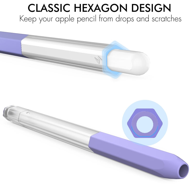 For Apple Pencil 2 AhaStyle PT-LC05 Jelly Style Translucent Silicone Protective Pen Case(Blue) - free shipping - PMC TechLife - Order now!
