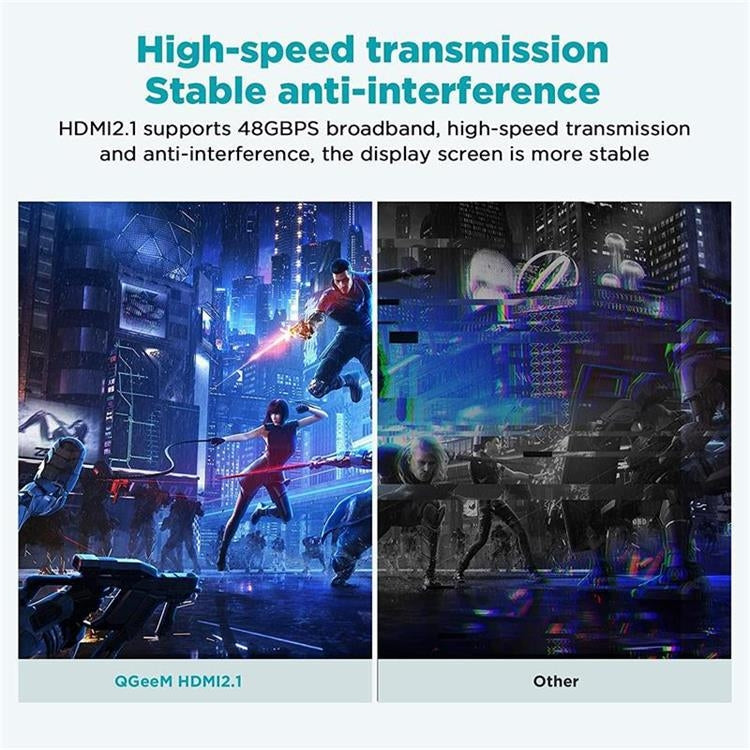 QGeeM QG-AV17 HDMI To HDMI Connection Cable Support 8K&60Hz 4.5m Length - free shipping - PMC Jewellery - Order now!