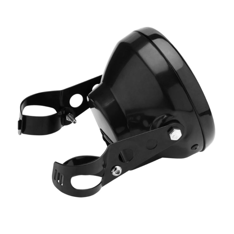 Motorcycle 7 Inch LED Headlamp Angel Ring Steering Function With Bracket(Shock Absorber Diameter 28-36mm) - Headlights by PMC TechLife | Online Shopping South Africa | PMC TechLife | Buy Now Pay Later Mobicred