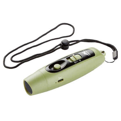 JUNCTION USB Charging High Decibel Traffic Command Outdoor Training Whistle with Lighting Function(Green) - Sporting goods by PMC Jewellery | Online Shopping South Africa | PMC Jewellery | Buy Now Pay Later Mobicred