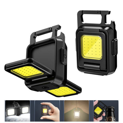 Double Sided COB Flashlight Mini Keychain Light Camping Light With Stand - Mini Flashlight by PMC Jewellery | Online Shopping South Africa | PMC Jewellery | Buy Now Pay Later Mobicred