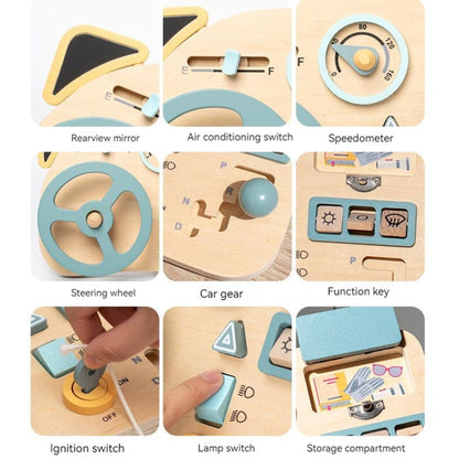 Montessori Education Steering Wheel Simulation Busy Board Children Puzzle Toys - Early Education Toys by PMC Jewellery | Online Shopping South Africa | PMC Jewellery