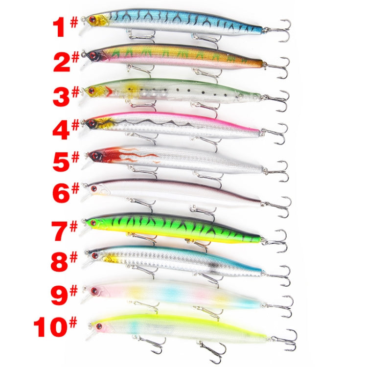 XY-256 19.1g/13.5cm Long Casting Sinking Minnow Fake Bait(7) - Fishing Lures by PMC TechLife | Online Shopping South Africa | PMC TechLife | Buy Now Pay Later Mobicred