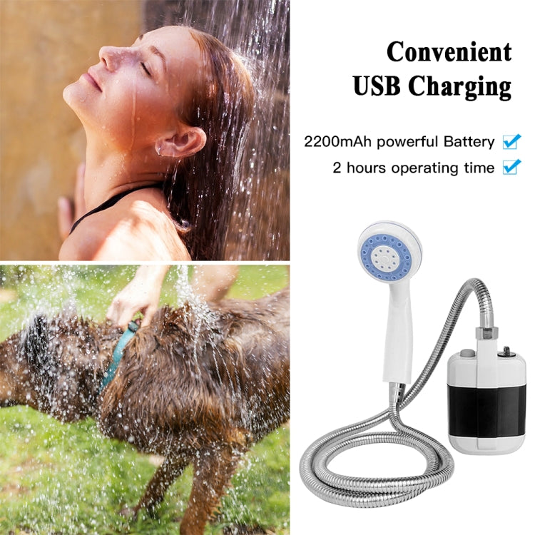 KE-801 Outdoor Electric Shower Camping Rechargeable Portable Shower Head - Others by PMC TechLife | Online Shopping South Africa | PMC TechLife | Buy Now Pay Later Mobicred