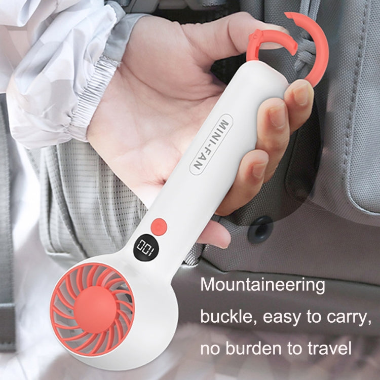 F2302 Handheld Portable Mini USB Office Student Fan with Hook(Purple) - free shipping - PMC Jewellery - Order now!