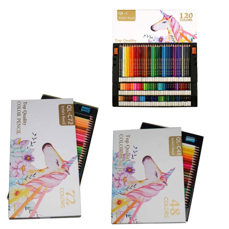 48 Colors Oil Colored Pencil Art Hand Drawn Set - Art Supplies by PMC Jewellery | Online Shopping South Africa | PMC Jewellery | Buy Now Pay Later Mobicred