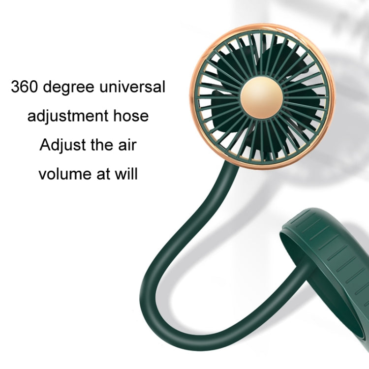 F304 Double-head Hose Built-in Lithium Battery USB Car Fan, Color: Black Silver - Heating & Fans by PMC TechLife | Online Shopping South Africa | PMC TechLife | Buy Now Pay Later Mobicred