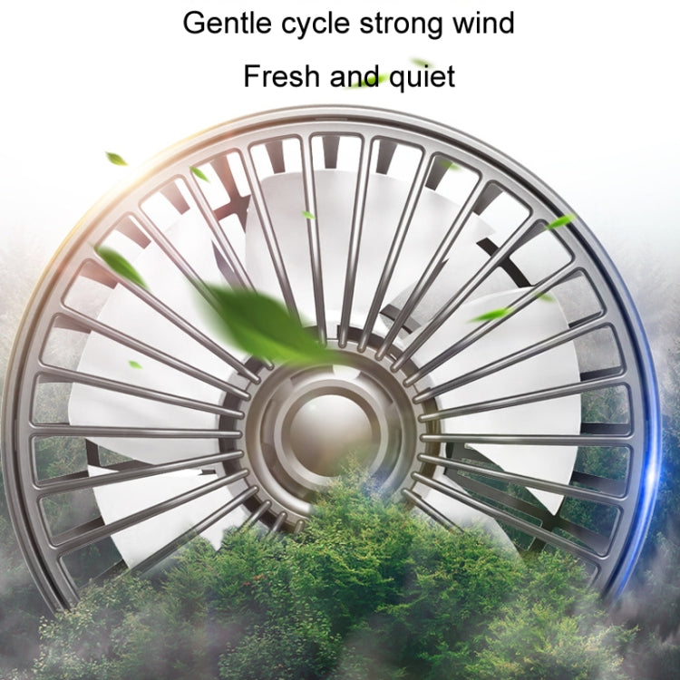 F4206 Suction Cup Double Head Car USB Fan(Black) - Heating & Fans by PMC TechLife | Online Shopping South Africa | PMC TechLife | Buy Now Pay Later Mobicred