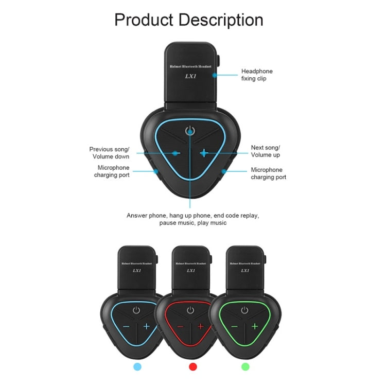 LX1 Motorcycle Half Helmet Waterproof Wireless 5.3 Bluetooth Headset, Version: English(Classic Green) - Motorcycle Walkie Talkie by PMC TechLife | Online Shopping South Africa | PMC TechLife | Buy Now Pay Later Mobicred