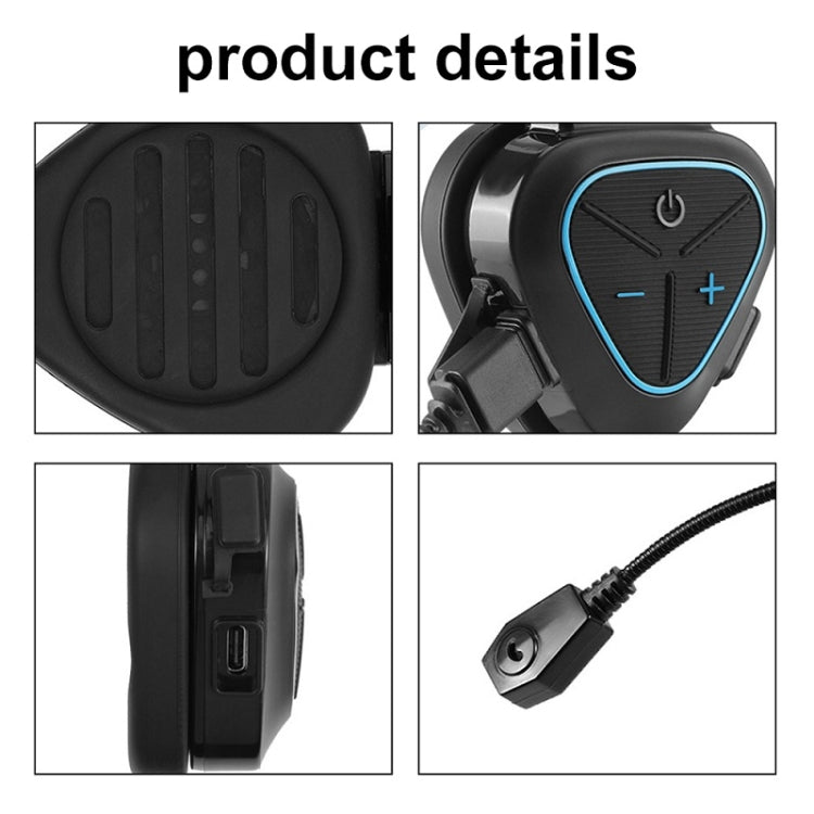 LX1 Motorcycle Half Helmet Waterproof Wireless 5.3 Bluetooth Headset, Version: English(Classic Green) - Motorcycle Walkie Talkie by PMC TechLife | Online Shopping South Africa | PMC TechLife | Buy Now Pay Later Mobicred
