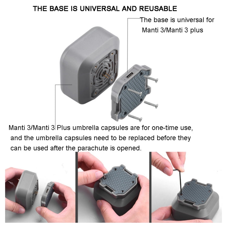 Manti 3 Replacement Umbrella Cabin Parachute for DJI Mavic Air 2 / 2S / Mavic 3 Improve Safety - Other by PMC TechLife | Online Shopping South Africa | PMC TechLife | Buy Now Pay Later Mobicred