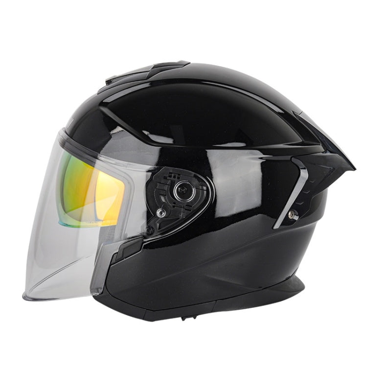 SOMAN Motorcycle Electric Bicycle Dual Lens Riding Helmet, Size: S(Bright Back) - free shipping - PMC TechLife - Order now!
