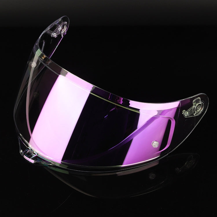 Motorcycle Helmet Lens with Anti-fog Spikes for SOMAN K1/K3SV/K5, Color: Transparent REVO Purple - Helmets by PMC Jewellery | Online Shopping South Africa | PMC Jewellery