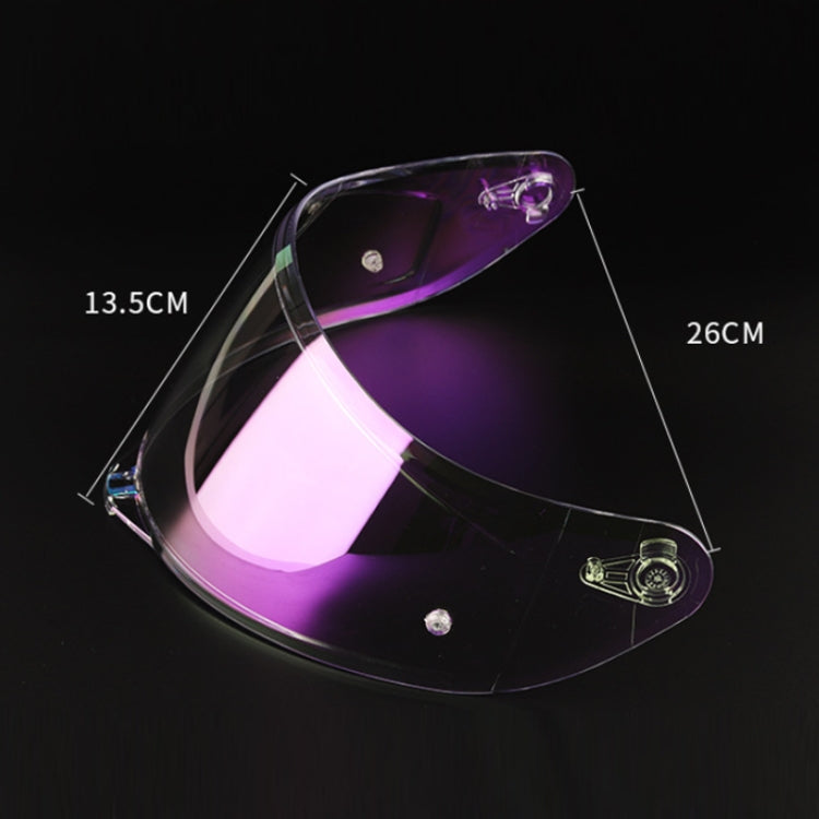 Motorcycle Helmet Lens with Anti-fog Spikes for SOMAN K1/K3SV/K5, Color: Transparent REVO Purple - Helmets by PMC Jewellery | Online Shopping South Africa | PMC Jewellery