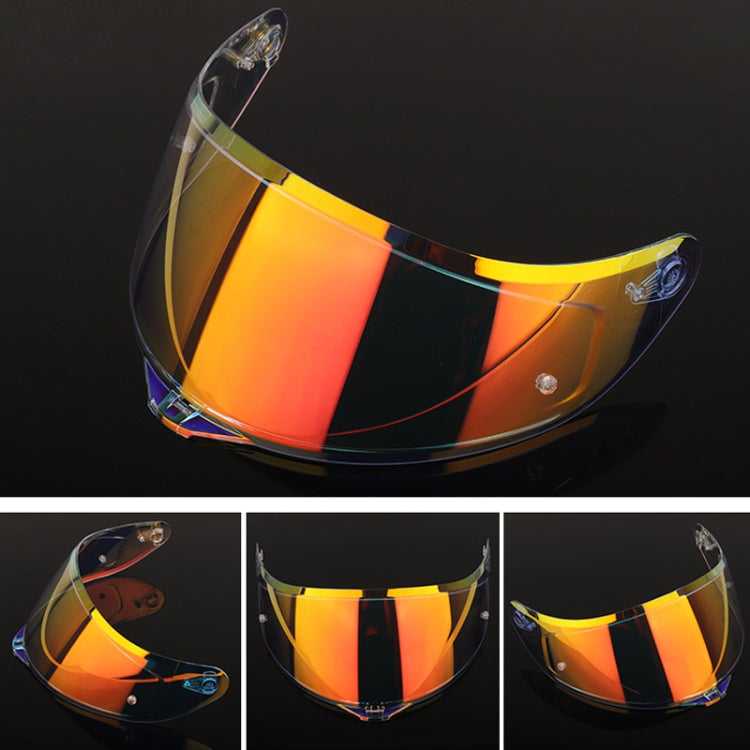 Motorcycle Helmet Lens with Anti-fog Spikes for SOMAN K1/K3SV/K5, Color: Transparent REVO Purple - Helmets by PMC Jewellery | Online Shopping South Africa | PMC Jewellery