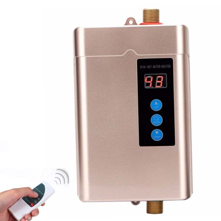 EU Plug 4000W Electric Water Heater With Remote Control Adjustable Temperate(White) - free shipping - PMC TechLife - Order now!