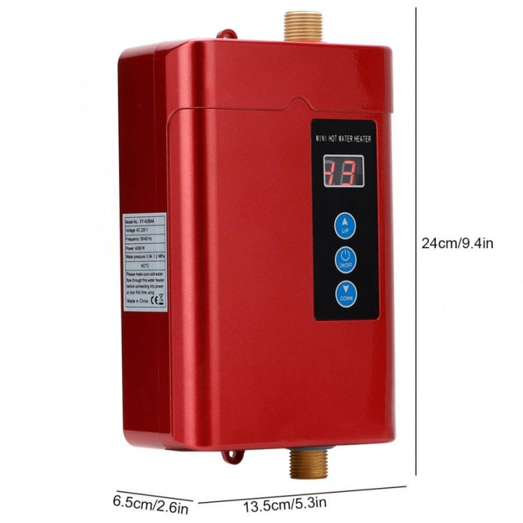 US Plug 3000W  Electric Water Heater With Remote Control Adjustable Temperate(Black) - free shipping - PMC TechLife - Order now!