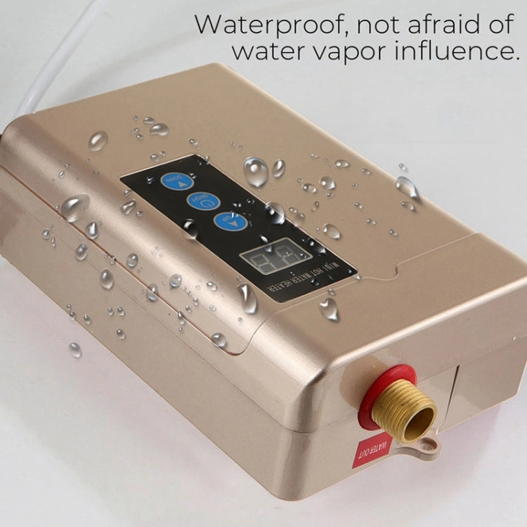 UK Plug 3000W  Electric Water Heater With Remote Control Adjustable Temperate(White) - free shipping - PMC TechLife - Order now!