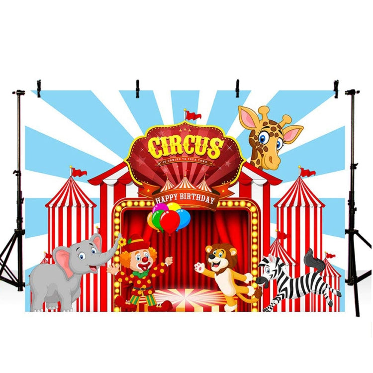 Circus Backdrop Carnival  Party Decorations Banner For Birthday 210 x 150cm - Cartoon by PMC TechLife | Online Shopping South Africa | PMC TechLife
