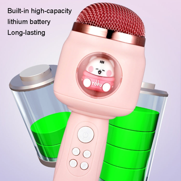 Children Wireless Microphone Bluetooth Phone Singing Microphone(Pink) - Microphone by PMC TechLife | Online Shopping South Africa | PMC TechLife | Buy Now Pay Later Mobicred