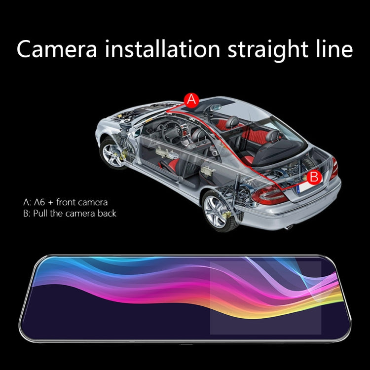 Anytek A6 5 inch HD Dual Record Lens Driving Recorder Car Rear View Mirror Image Car - free shipping - PMC TechLife - Order now!
