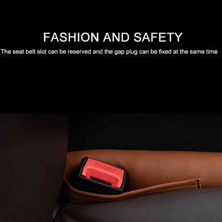 Car Seat Gap Leak-Proof Plugs Debris Storage Bag, Color: Brown Principal Driver - Stowing Tidying by PMC TechLife | Online Shopping South Africa | PMC TechLife | Buy Now Pay Later Mobicred
