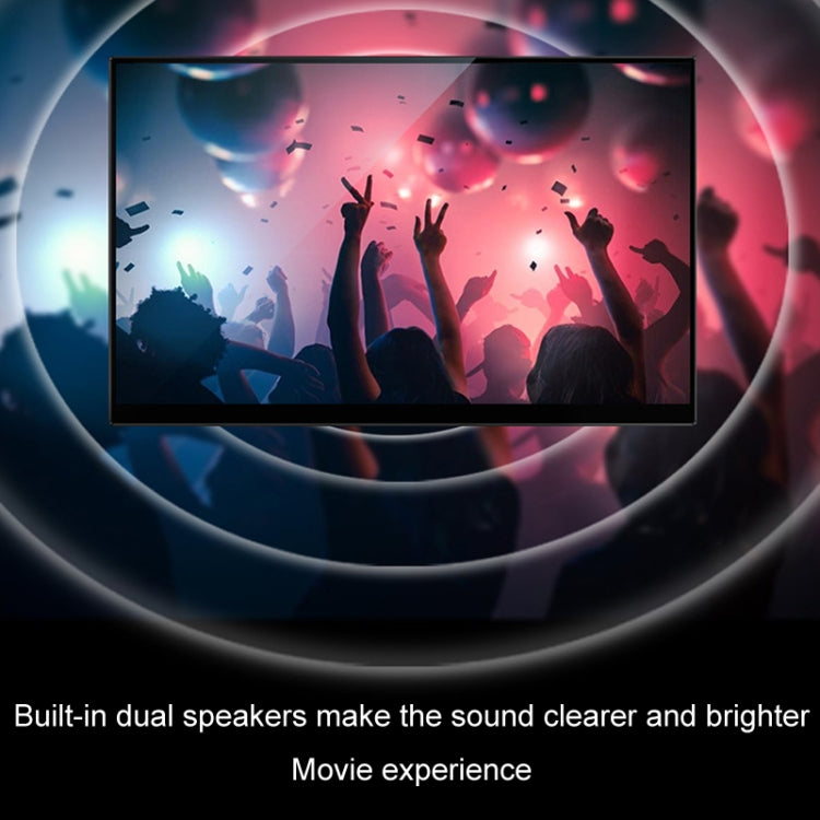 13.3 inch Ordinary Version 4K Portable External Extended Screen Display For Switch/PS5/Mobile Phone/Computer(US Plug) - LCD Monitors by PMc TechLife | Online Shopping South Africa | PMc TechLife | Buy Now Pay Later Mobicred