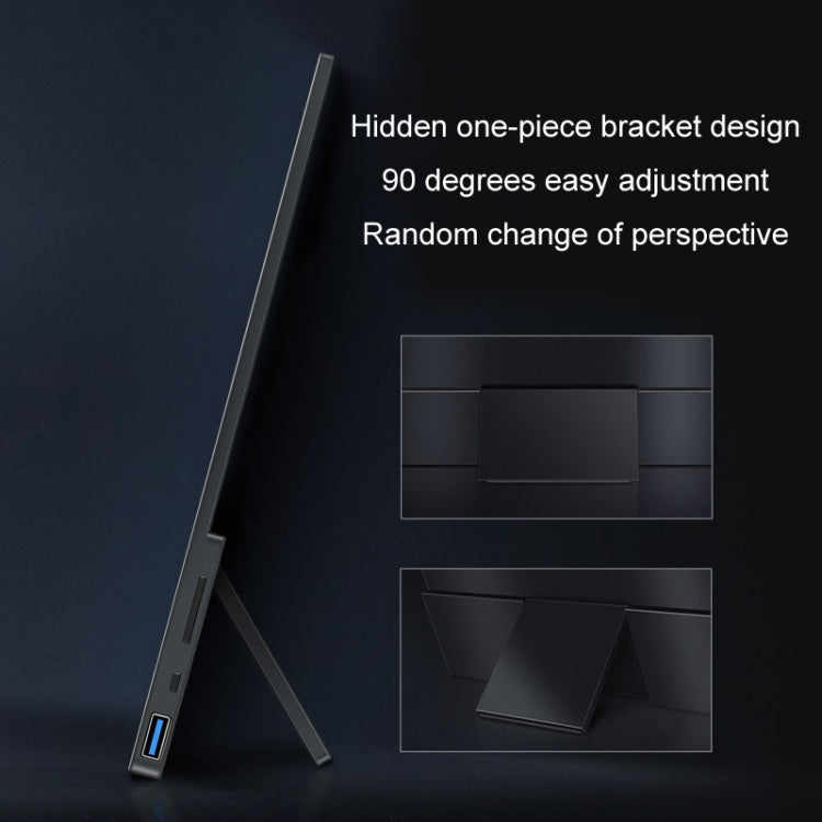 15.6 inch Ordinary Version 4K Portable External Extended Screen Display For Switch/PS5/Mobile Phone/Computer(UK Plug) - LCD Monitors by PMc TechLife | Online Shopping South Africa | PMc TechLife | Buy Now Pay Later Mobicred