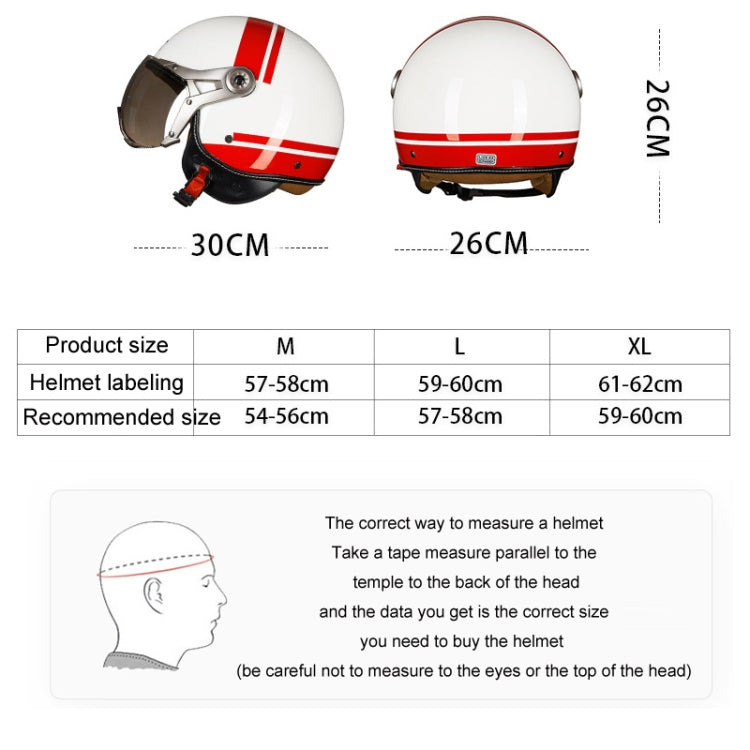 GXT Electric Vehicle Half Cover Helmet Four Seasons Retro Helmet, Size: L(Cement Gray) - Helmets by GXT | Online Shopping South Africa | PMC Jewellery | Buy Now Pay Later Mobicred