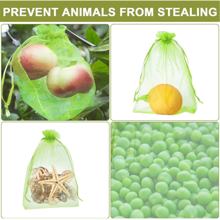 100pcs /Pack  Fruit Protection Bag Anti-Insect And Anti-Bird Net Bag 15 x 20cm(White) - Plant Support & Care by PMC TechLife | Online Shopping South Africa | PMC TechLife | Buy Now Pay Later Mobicred