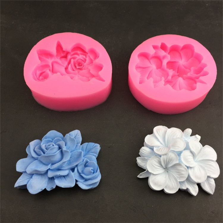 Silicone Handmade Mold Chocolate Epoxy Gypsum Fondant Mold(Gardenia) - Arts & Crafts by PMC TechLife | Online Shopping South Africa | PMC TechLife